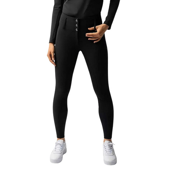 Horze Leonie Full Seat Breech BLACK FRONT