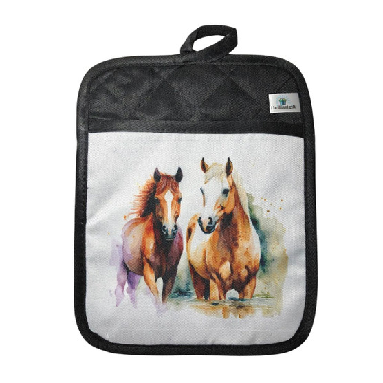 Pocket Potholder DOUBLE HORSE