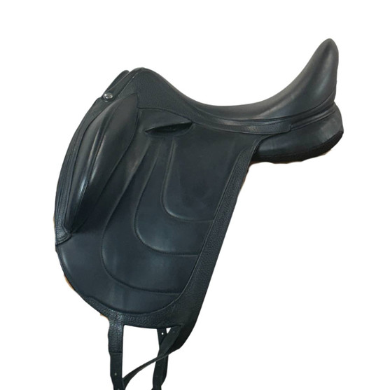 Used Devoucoux Makila Harmonie S Dressage Saddle left side