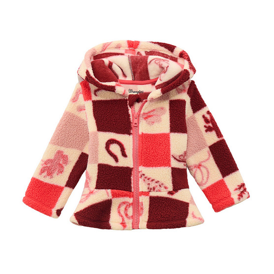 Baby Wrangler Western Fleece Zip Hoodie FRONT