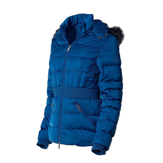 Halter Ego Moxie Puffer Jacket SAPPHIRE FRONT