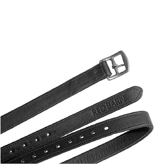 Red Barn Get A Grip 1" Stirrup Leathers BLACK