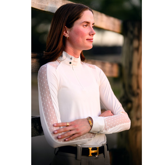 Euphoric Palm Beach Competition Top WHITE FRONT