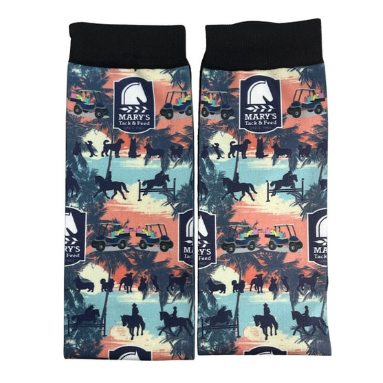 Dreamers & Schemers Mary's Tack Boot Socks TOPS