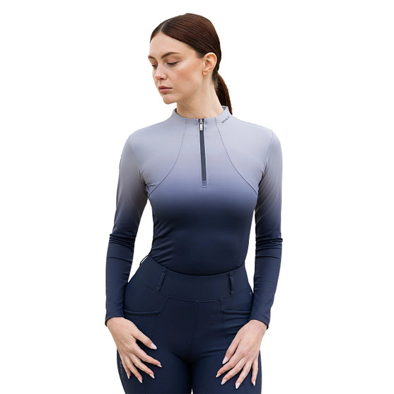 Maximilian Ombré Base Layer NAVY FRONT
