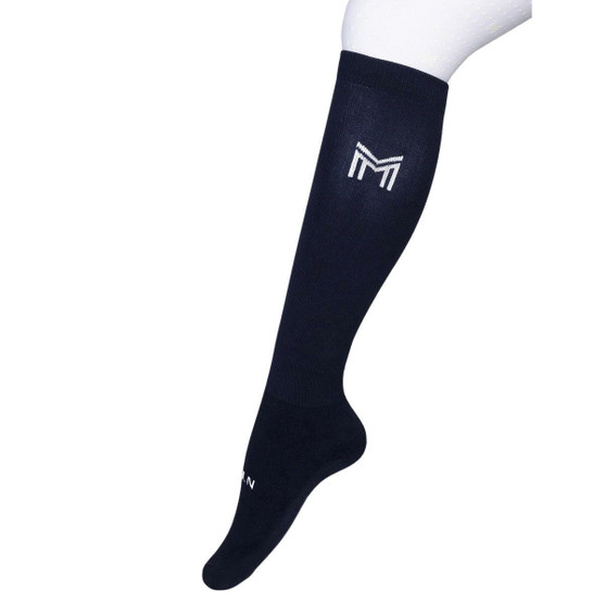 Maximilian Flag Riding Sock NAVY SIDE