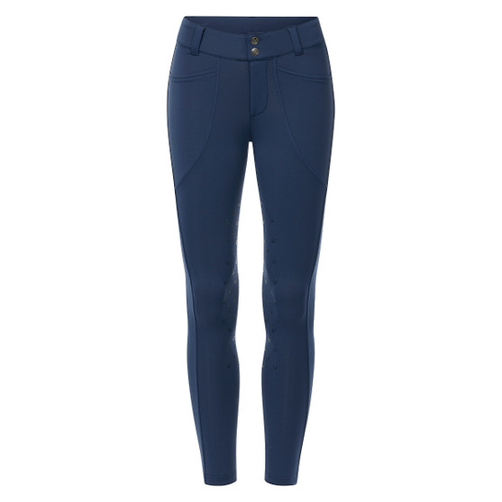 Kids' Kerrits Free Motion KP Breeches NIGHTFALL FRONT