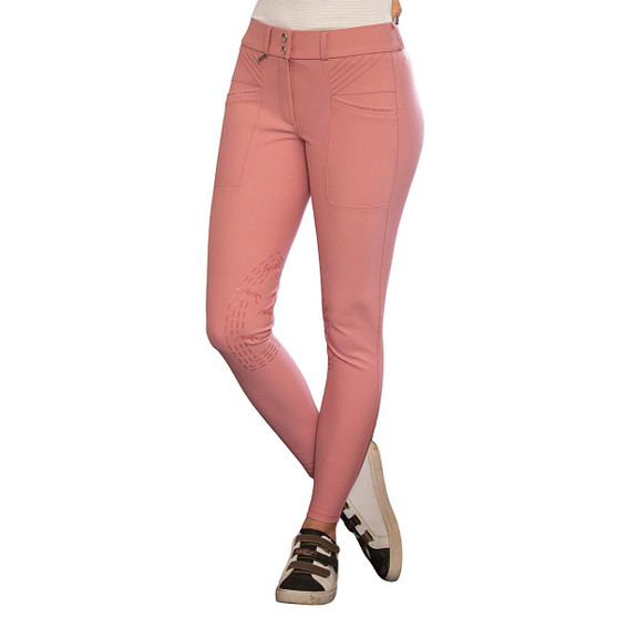 Pénélope Hongy Knee Patch Breech PINK