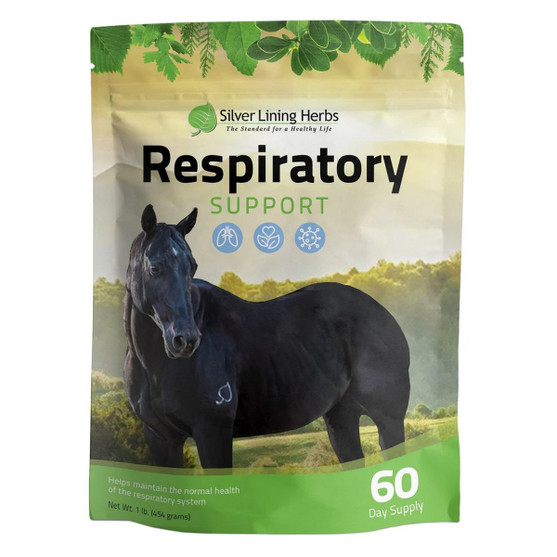 Silver Lining Herbs Equine Respiratory Support 1 LB FRONT