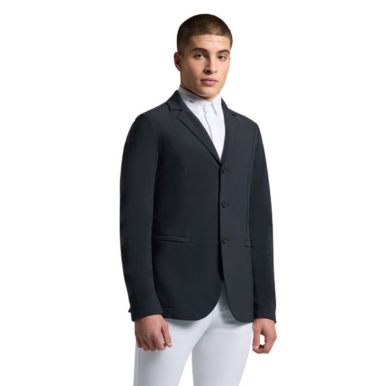 Men's Rider's Gene Navy Jersey Show Jacket FRONT