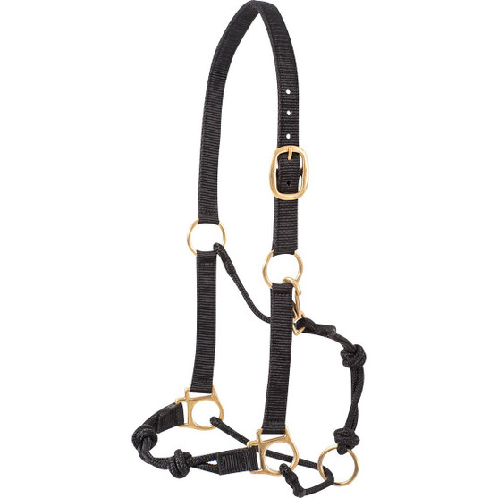Cashel Hybrid Nylon Rope Halter BLACK