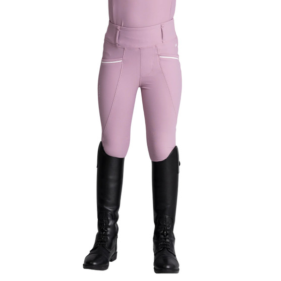 Maximilian YR Pro Riding Legging MAUVE FRONT