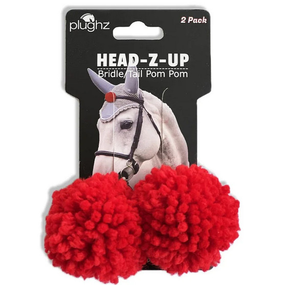 Plughz HEAD-Z-UP Bridle and Tail Pom Poms