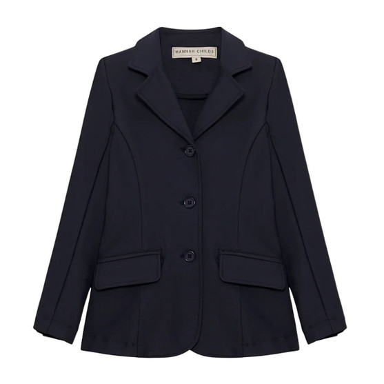 Girls Hannah Childs Classica Show Coat DARK NAVY FRONT