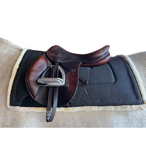 DziaSport Happy Back Saddle Pad NAVY JUMP SADDLE