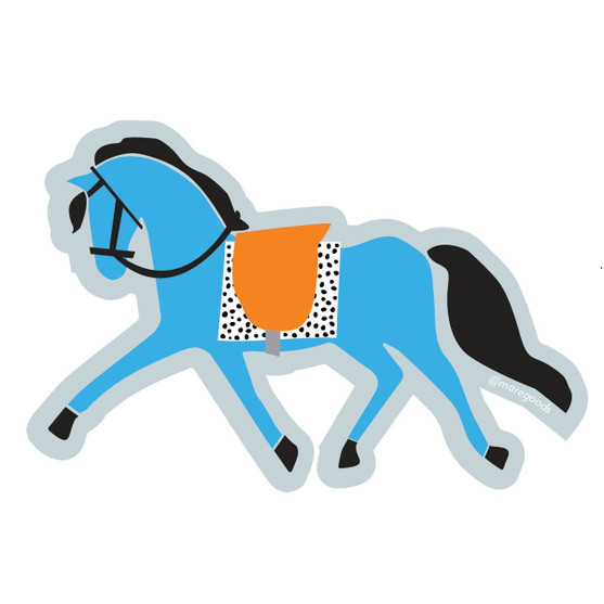 Mare Modern Goods Dressage Pony Sticker