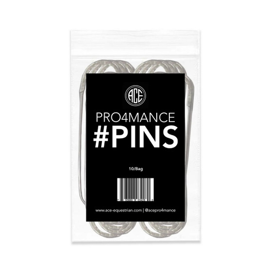 ACE Pro4mance Show Number Pins PACK 10
