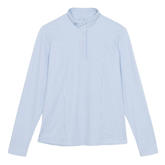 Hannah Childs Shelby Ruffle LS Show Shirt FRONT