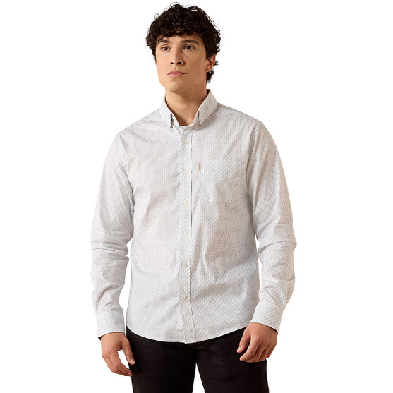 Men's Ariat Mackenzie Modern Slim LS Shirt FRONT