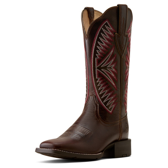 Ariat Round Up Ruidoso Boots | Arizona Brown 3/4 LATERAL