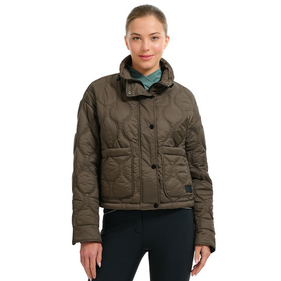 R.J. Classics Ivy Quilted Jacket OLIVE FRONT
