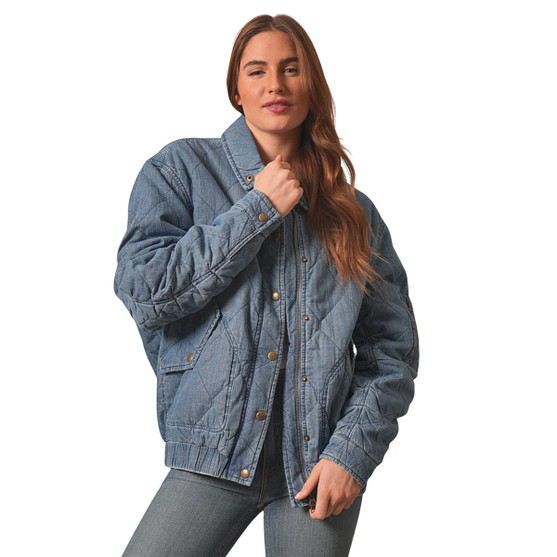 Kimes Ranch Phoebe Quilted Jacket DENIM
