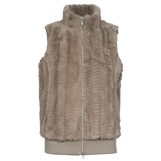 Cavallo CavalDiya Faux Fur Vest LATTE FRONT