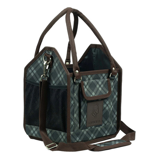 Equinavia Darby Small Grooming Tote THYME/LILY PAD 3/4