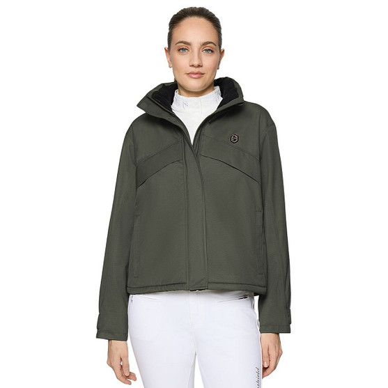 Samshield Lizy Rain Jacket DARK FOREST FRONT