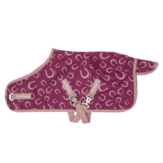 LeMieux Toy Pony Print Turnout Blanket BLACKBERRY