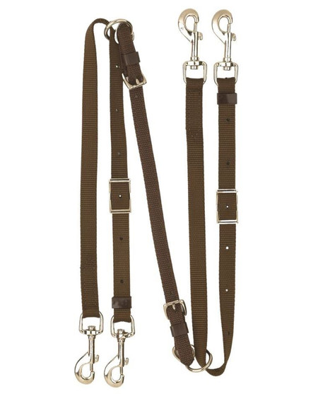 Perri's Leather Anti-Grazing Rein Device Nylon Pony