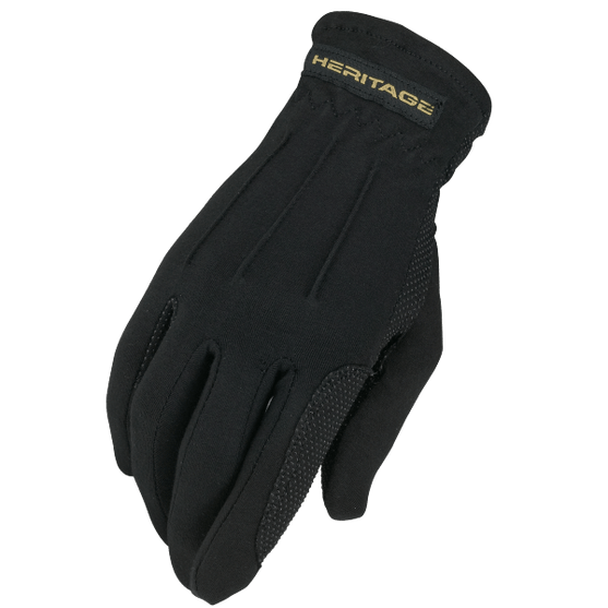 Heritage Power Grip Riding Gloves top