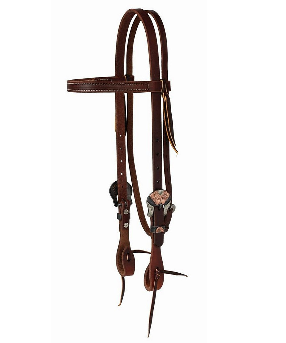 Alaska Knotted Brow Headstall