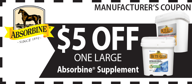 Horse supplement on sale-Absorbine at Mary's Tack Shop