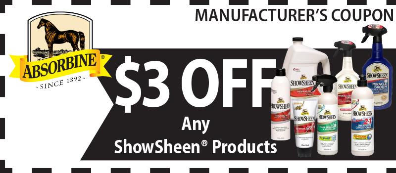 Absorbine ShowSheen for Horses on SALE at Marys Tack Shop