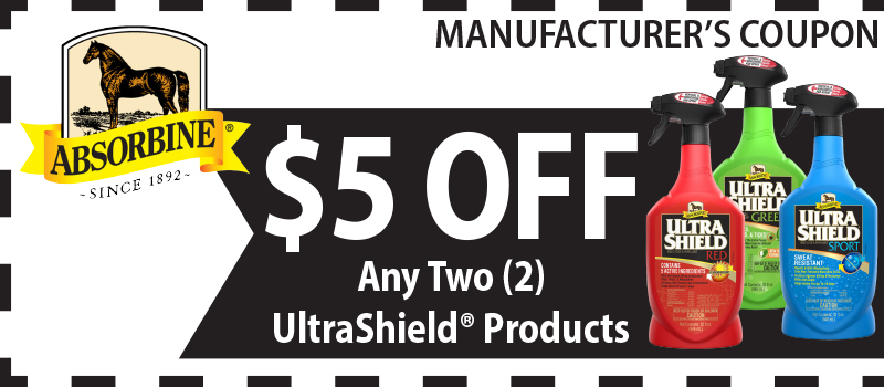 UltraShield Fly Sprays for Horses on SALE at Mary's Tack Shop
