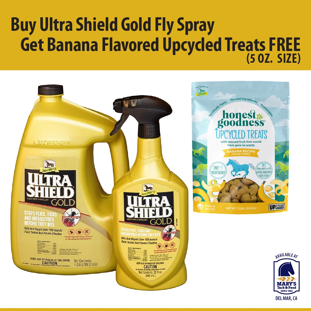 Ultra Shield Fly Spray, get treat with purchase