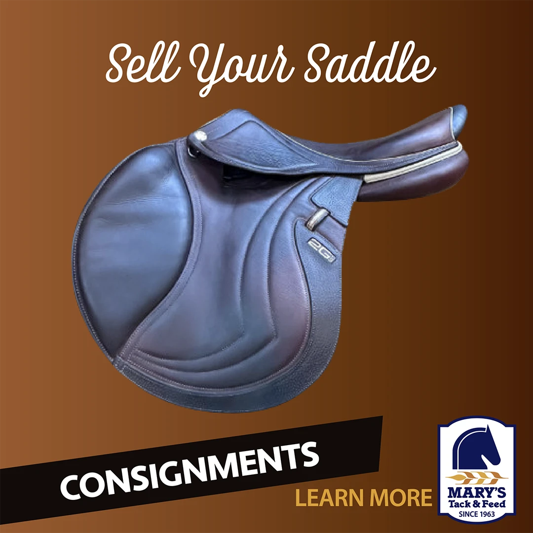 How to sell your horse saddle, consign your saddle with Mary's Tack Shop