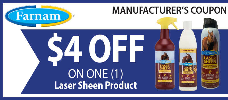 Laser Sheen Farnam Sale at Mary's Tack Shop