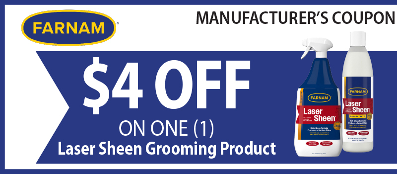 Farnam Laser Sheen Grooming Products for Horses SALE at Marys Tack Shop