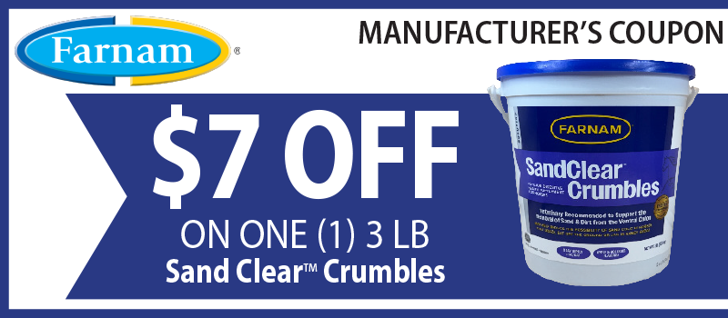 Farnam SandClear Crumbles Sale at Mary's Tack Shop