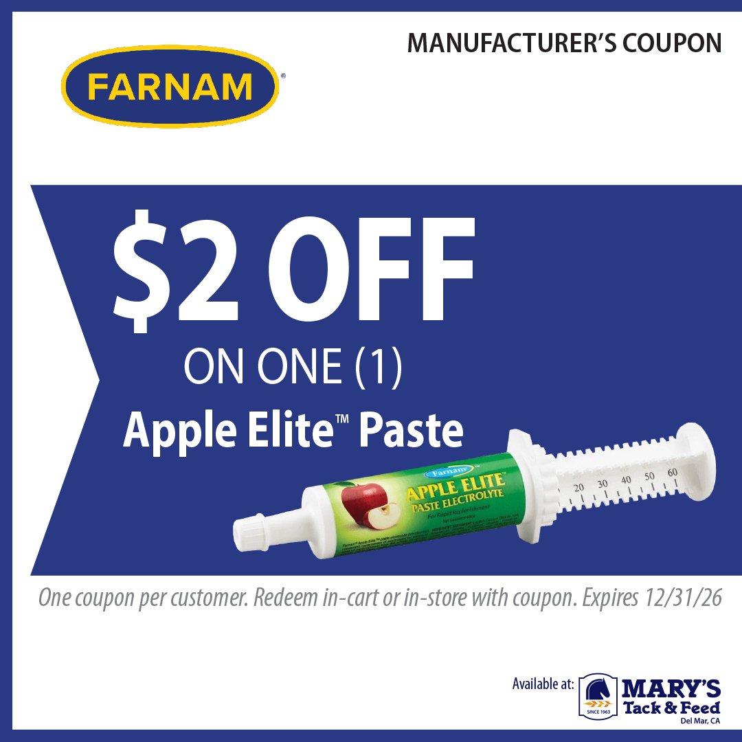 Apple Elite Electrolyte Paste for Horses SALE at Marys Tack Shop