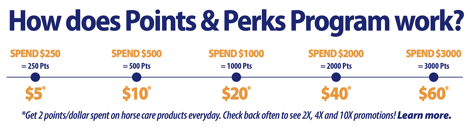 Sales-Discounts-Reward Points for Horse Tack and Apparel at Marys Tack and Feed