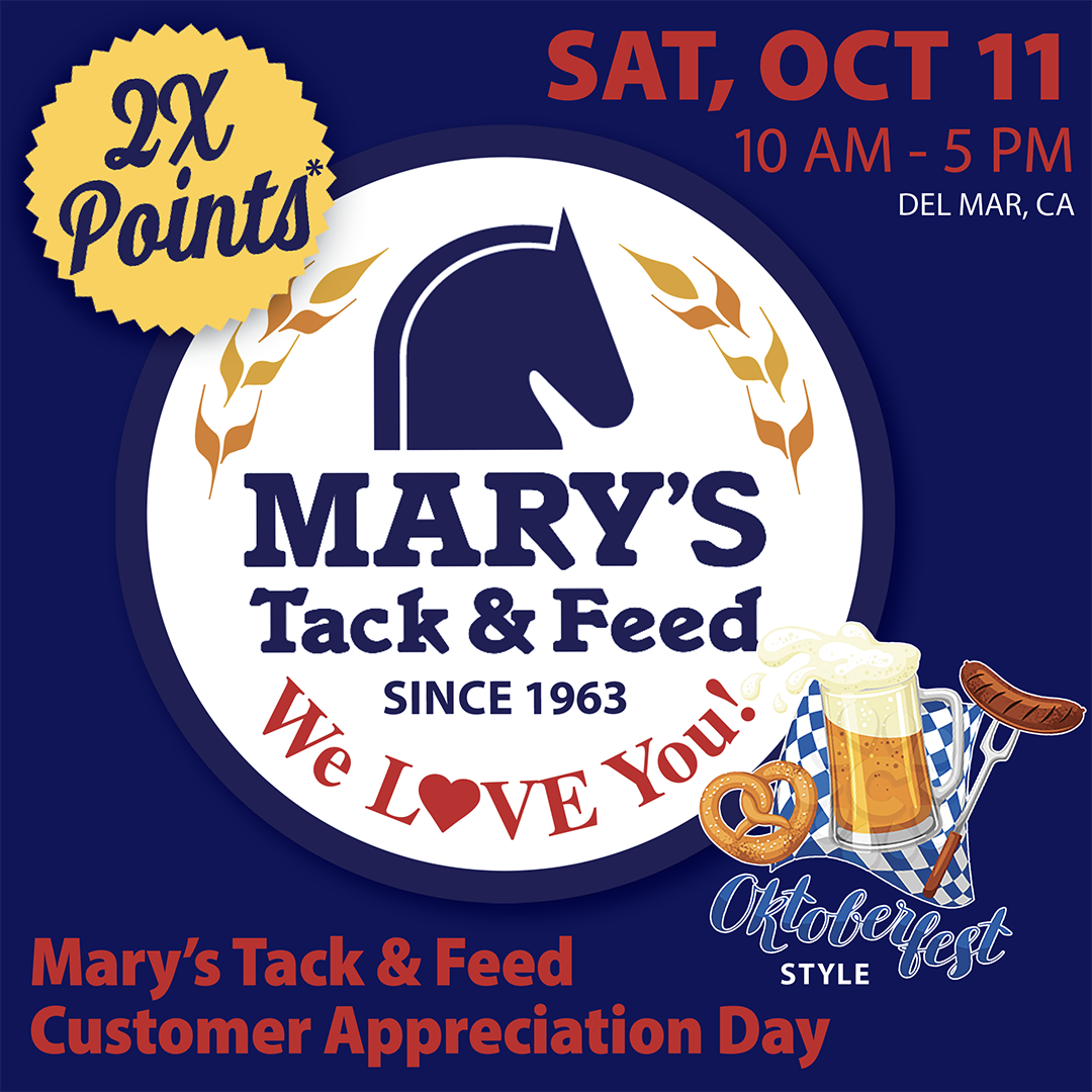 customer appreciation day at Mary's Tack & Feed, free gifts for equestrians, celebrate horse community