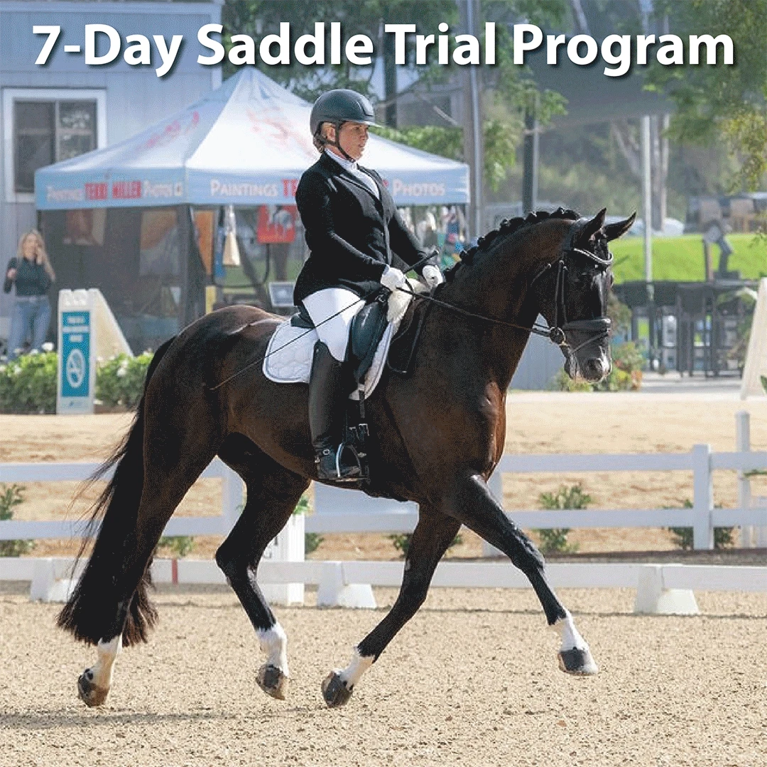 Test your equestrian saddle at Marys Tack Shop with our 7-Day Saddle Trial Program