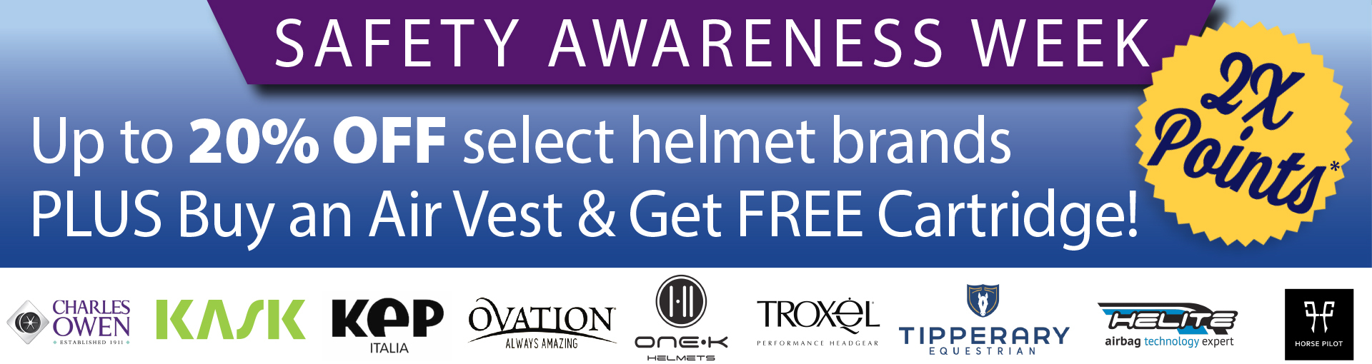 Equestrian Helmet Sale-Safety Awareness Week-20% OFF Helmets for Horseback riding