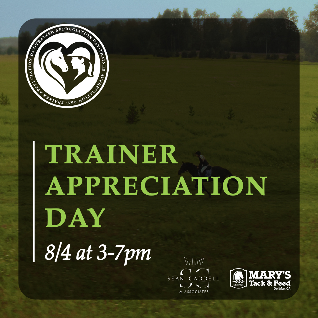 Trainer Appreciation Day for Equestrian Professionals at Marys Tack and Feed Aug 4, 2025