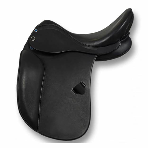 A picture containing saddle, outdoor object, black, cantle Description automatically generated