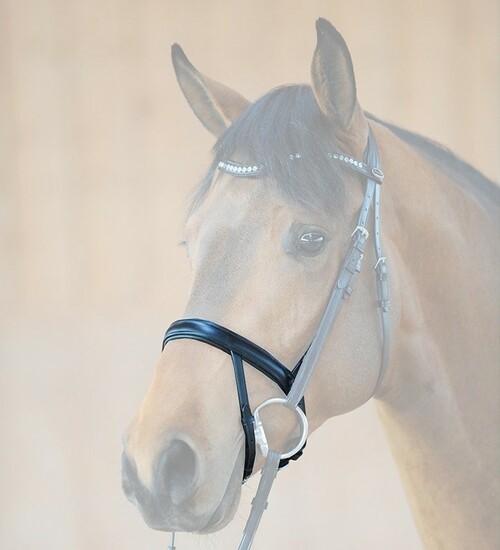 Kavalkade Integrated Flash Noseband black