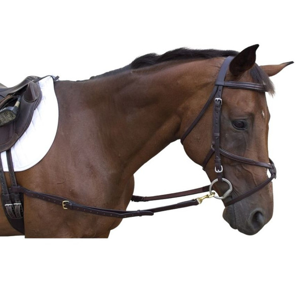 Nunn Finer All Leather Side Reins Horse Training Reins
